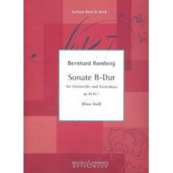 Sonate B-Dur op.43,1 : für -Bernhard Romberg
