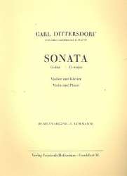 Sonate G-Dur : für Violine und -Carl Ditters von Dittersdorf
