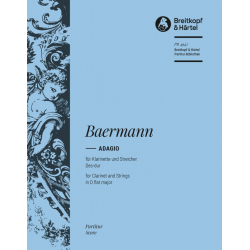 Adagio Des-Dur : für Klarinette und -Heinrich Joseph Baermann