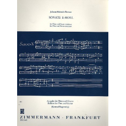 Sonate e-Moll für Flöte und Bc : -Johan Helmich Roman / Arr.Konrad Ragossnig