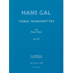 3 Marionettes op.74 : -Hans Gal