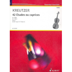 42 Études ou caprices : für Violine -Rodolphe Kreutzer
