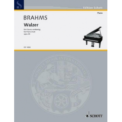 Walzer op.39 : für Klavier -Johannes Brahms