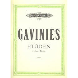 24 Etüden : für Violine -Pierre Gavinies