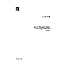 2 Wiegenlieder : für Gesang und Klavier -Arvo Pärt