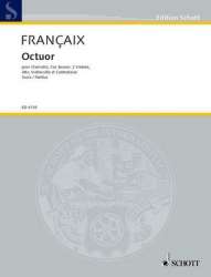 Octuor : pour clarinette, cor, basson, -Jean Francaix