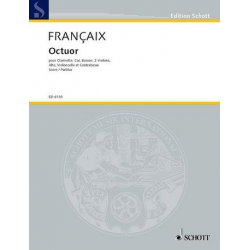 Octuor : pour clarinette, cor, basson, - Jean Francaix