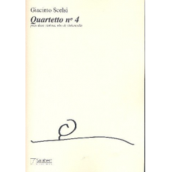 Quartetto a cordes no.4 : partition -Giacinto Scelsi