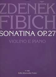 Sonatina op.27 : für Violine und Klavier - Zdenek Fibich