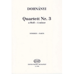 Streichquartett a-Moll Nr.3 op.33 -Ernst von Dohnányi