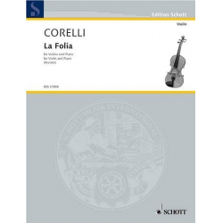 La Folia : für Violine -Arcangelo Corelli / Arr.Fritz Kreisler