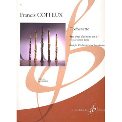 Cochenette pour clarinette basse -Francis Coiteux