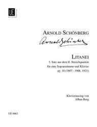 Litanei : für Sopranstimme -Arnold Schönberg