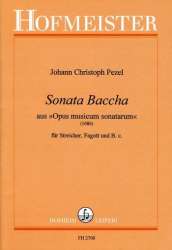 Sonata baccha : für Fagott, Streicher und Bc -Johann Christoph Pezel