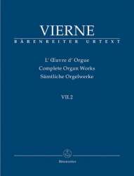 Sämtliche Orgelwerke Band 7,2 : - Louis Victor Jules Vierne