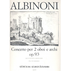 Konzert F-Dur op.9,3 für 2 Oboen -Tomaso Albinoni
