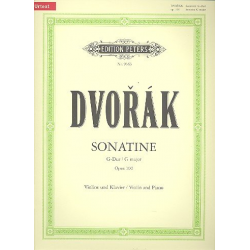 Sonatine G-Dur op.100 : -Antonin Dvorak