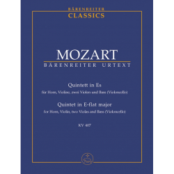 Quintett Es-Dur KV407 : für Horn -Wolfgang Amadeus Mozart