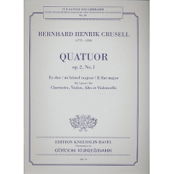 Quartett Es-Dur op.2,1 : -Bernhard Henrik Crusell
