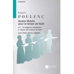 O magnum mysterium : pour choeur -Francis Poulenc