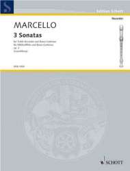3 Sonaten aus op.2 : für - Benedetto Marcello