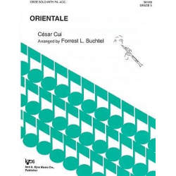 Orientale for Oboe and Piano -Cesar Cui / Arr.Forrest L. Buchtel