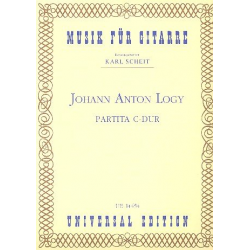 Partita C-Dur : für Gitarre -Johann Anton Logy