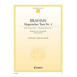 Ungarischer Tanz Nr.5 : für Violine -Johannes Brahms