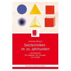 Satztechniken im 20. Jahrhundert (+CD-ROM) -Christoph Wünsch