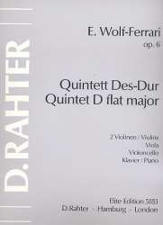 Quintett Des-Dur op.6 : -Ermanno Wolf-Ferrari