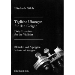 Tägliche Übungen für den Geiger : -Elizaveta Gilels