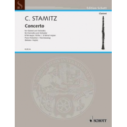 Konzert B-Dur Nr. 8 für Klarinette und Klavier -Carl Stamitz / Arr.György Balassa