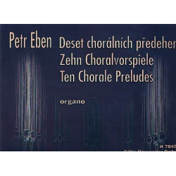 10 Choralvorspiele : für Orgel -Petr Eben