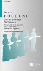 Un soir de neige : Petite cantate -Francis Poulenc