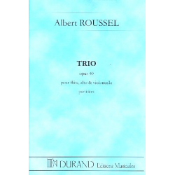 Trio op.40 : pour flûte, alto et -Albert Roussel