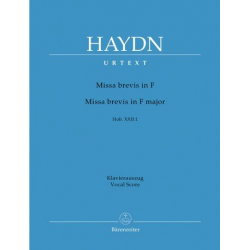 Missa brevis F-Dur Hob.XXII:1 : -Franz Joseph Haydn
