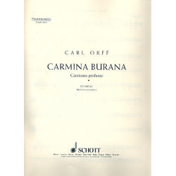Carmina Burana : für STBar Soli, -Carl Orff