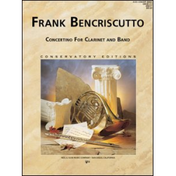 Concertino for Clarinet and Band -Frank Bencriscutto