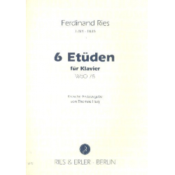 6 Etüden WoO78 : für Klavier -Ferdinand Ries