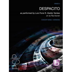 Despacito as performed by Luis Fonsi ft. Daddy Yankee -Luis Fonsi, Erika Ender & Ramon Ayala / Arr.Filip Ceunen