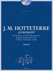 Triosonate für zwei Altblockflöten und B.c. op. 3 Nr. 5 in C-Dur - Jacques-Martin Hotteterre ("Le Romain")