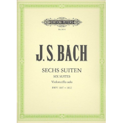 Sechs Suiten für Violoncello Solo -Johann Sebastian Bach