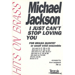 I just can't stop loving you -Michael Jackson / Arr.Axel Jungbluth