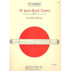 14 Jazz Rock Duets, 2 Trombones -J. LaPorta