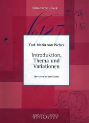 Introduktion, Thema und Variationen für Klarinette & Klavier -Carl Maria von Weber / Arr.Joseph Küffner