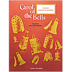 Carol Of The Bells In F Minor For Medium High Voice And Piano -Mykola Leontovich