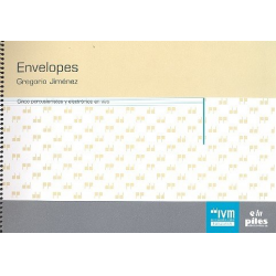 Envelopes (+CD) : für 5 Percussionisten -Gregorio Jiménez Payá