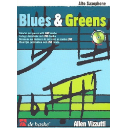 Blues & Greens (+CD) für Altsaxophon -Allen Vizzutti