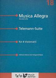 Telemann-Suite : für 4 Violoncelli -Georg Philipp Telemann