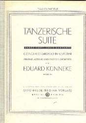 Tänzerische Suite op.26 (Studienpartitur) -Eduard Künneke